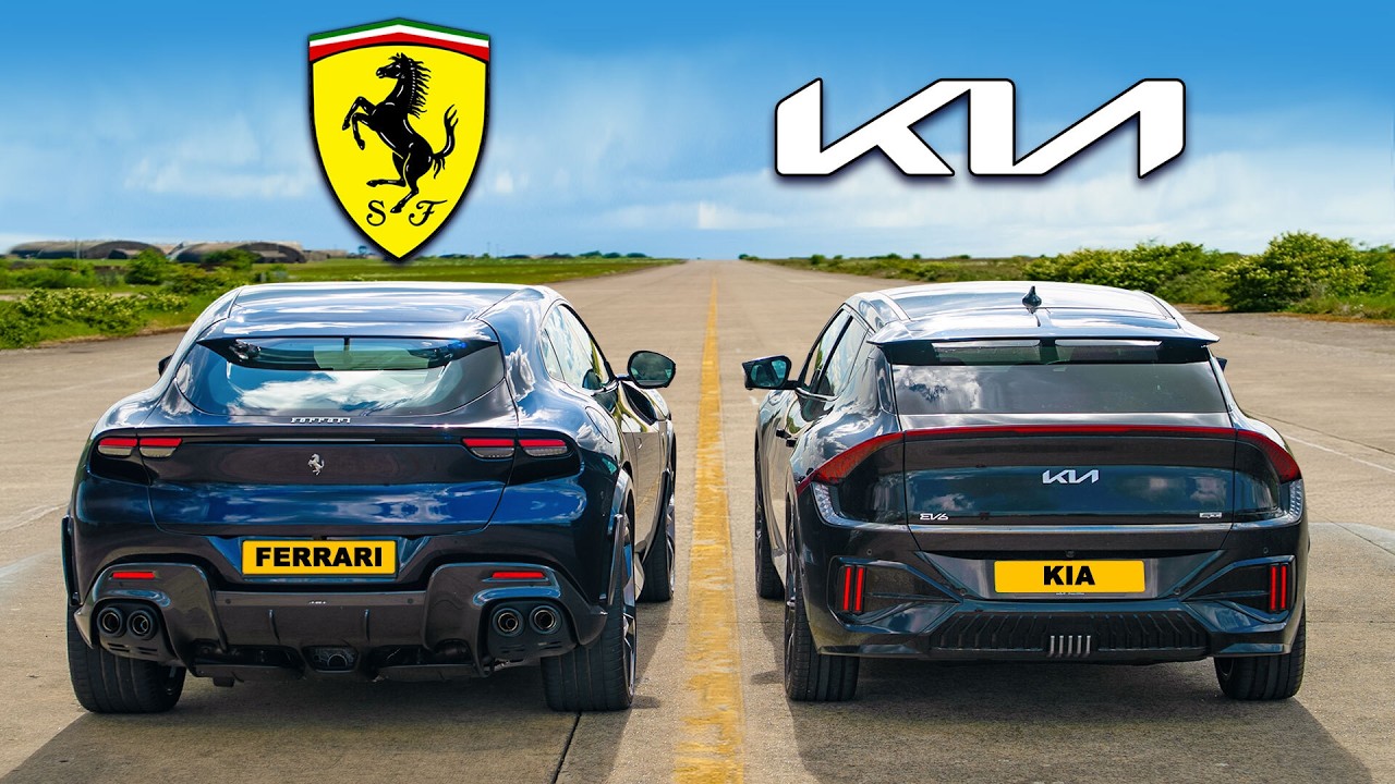 Can I beat a V12 Ferrari in a Kia?