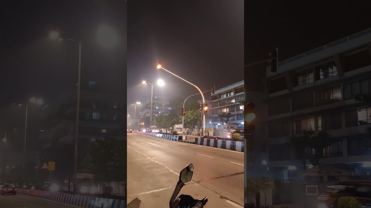 New traffic light technology in Mumbai (Worli)