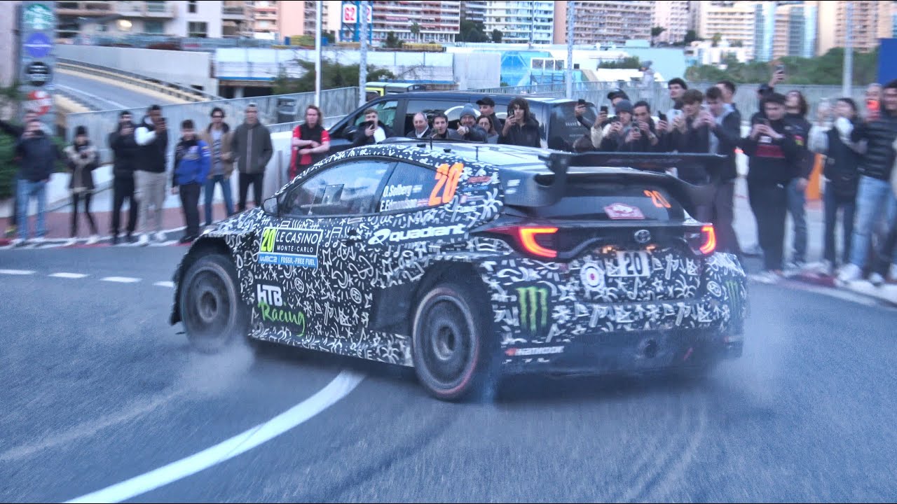 Oliver Solberg INSANE Drift in Monaco | Rally Monte Carlo 2025