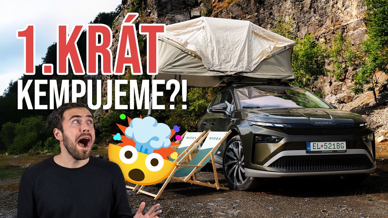 Prespali sme v elektrickom aute! Škoda Enyaq ako mobilný dom