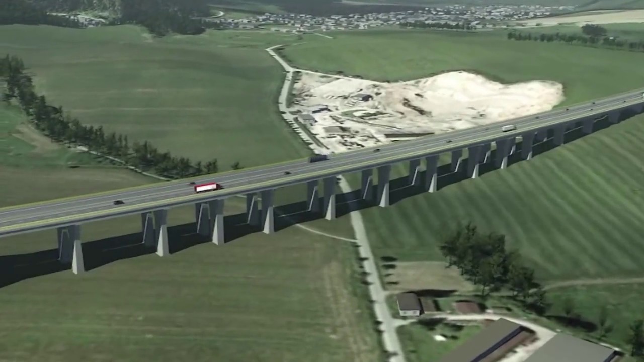 Vizualizácia stavby D1 Lietavská Lúčka - Višňové - Dubná Skala