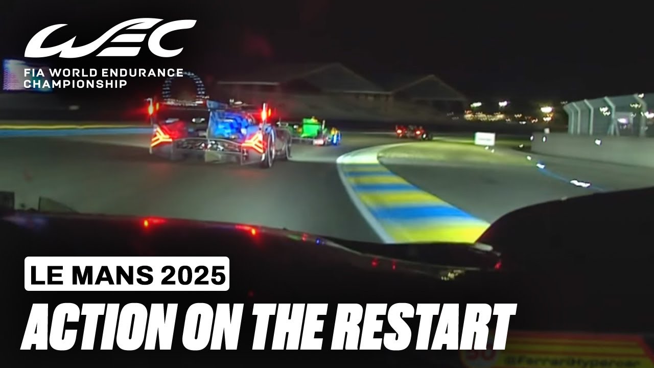 Chaos on the Restart | 24 Hours of Le Mans 2025 | FIA WEC