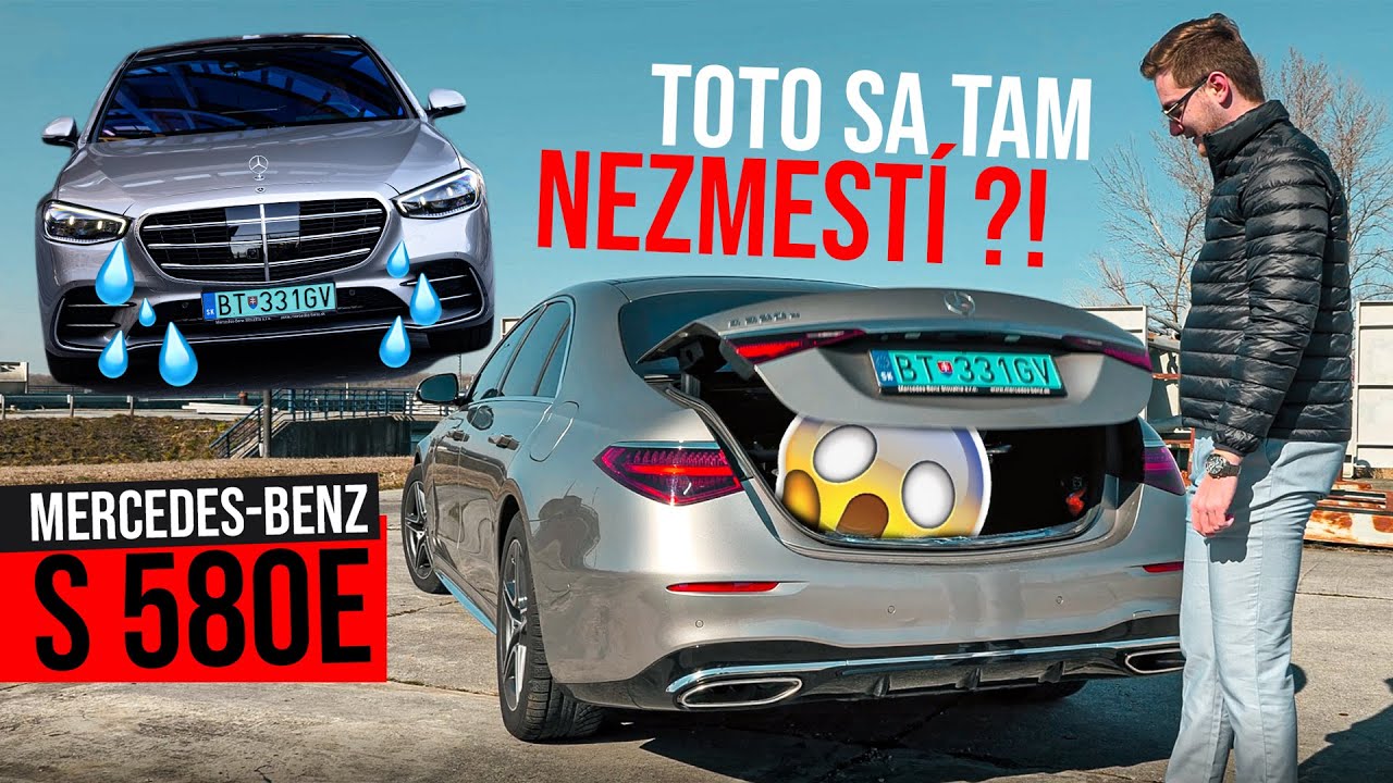 Mercedes Benz S 580e za takmer 200 000€ neodvezie túto základnú vec - TEST