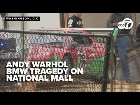 Man dies while unloading historic Andy Warhol-painted car for annual National Mall showcase
