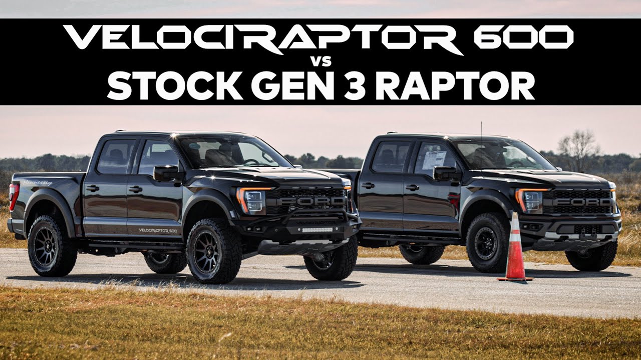 2022 VelociRaptor 600 vs Stock 2022 Ford Raptor // DRAG RACE COMPARISON!