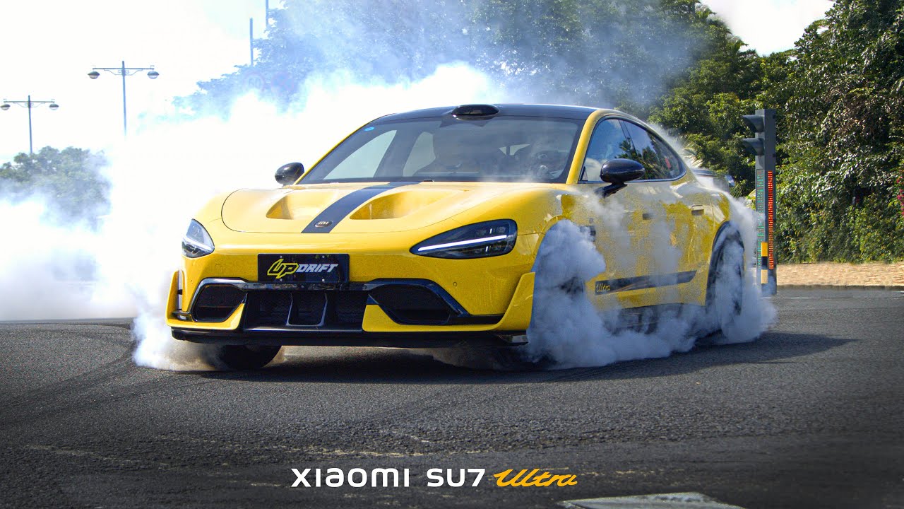 1548 Horsepower Fully-Eletric Drift Car… From China Xiaomi SU7 Ultra！