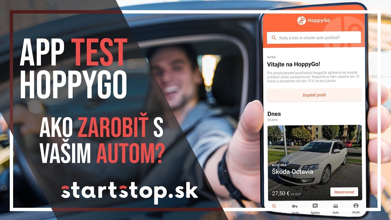 Ako zarobiť s vašim autom? Vyskúšali sme aplikáciu HoppyGo - Startstop.sk