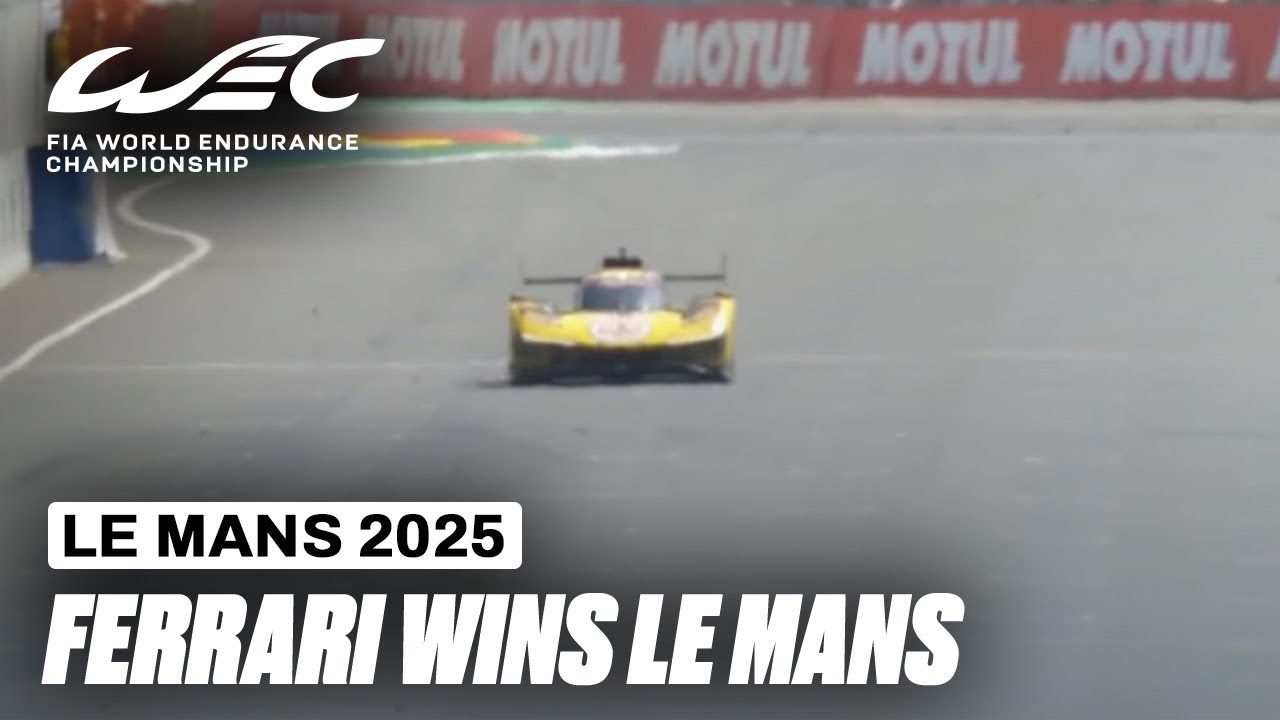 Kubica Crosses the Line and Ferrari Wins Le Mans! | 24 Hour Le Mans 2025 | FIA WEC