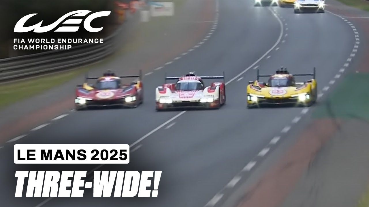 Hypercars Go Three-Wide! | 24 Hours of Le Mans 2025 | FIA WEC