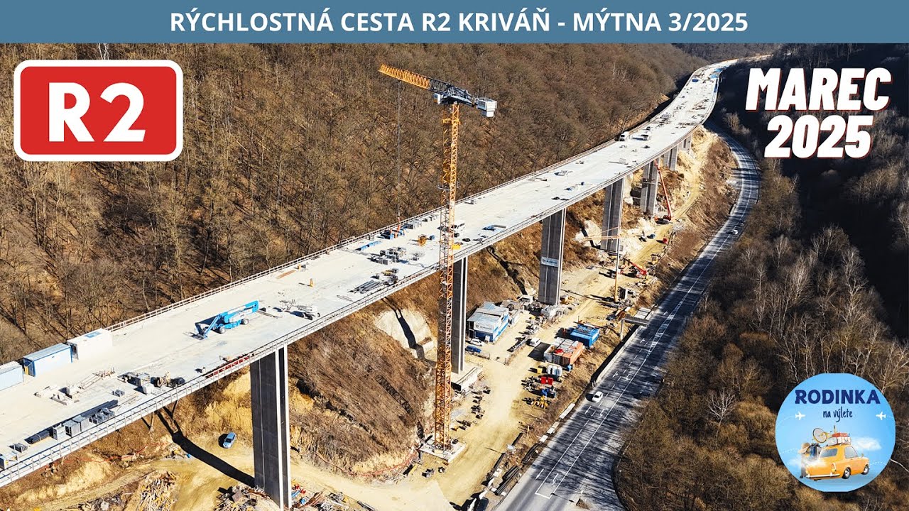 RÝCHLOSTNÁ CESTA R2 KRIVÁŇ - MÝTNA - MAREC 2025