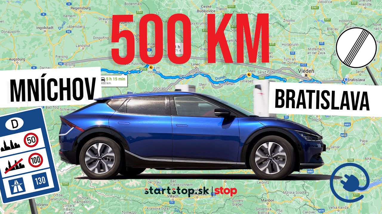 Z Bratislavy do Mníchova na jedno nabitie? Pravda o nabíjaní v zahraničí