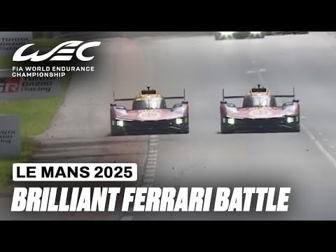 Ferrari vs Ferrari Battle for Second! | 24 Hour Le Mans 2025 | FIA WEC