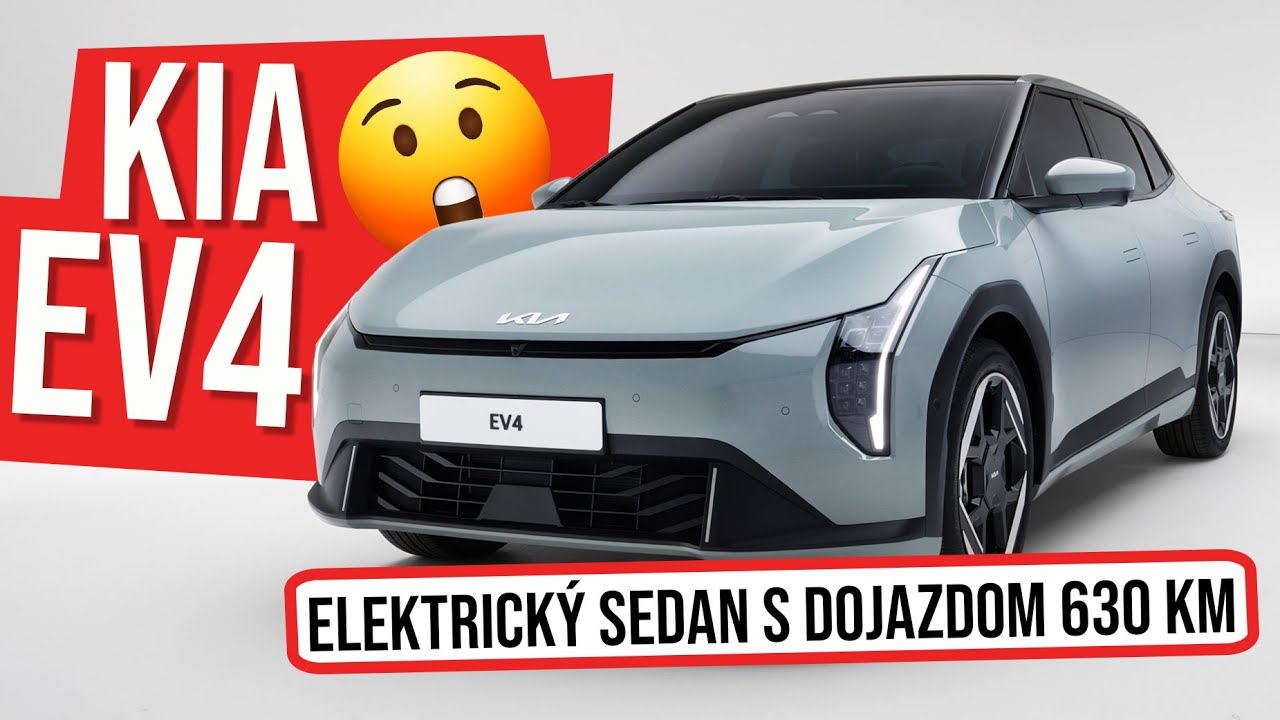 KIA EV4 vyskúšali sme ju naživo, jej vzhľad vás odrovná