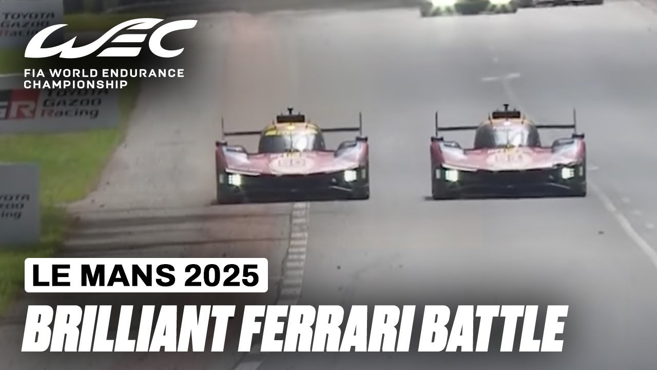 Ferrari vs Ferrari Battle for Second! | 24 Hour Le Mans 2025 | FIA WEC