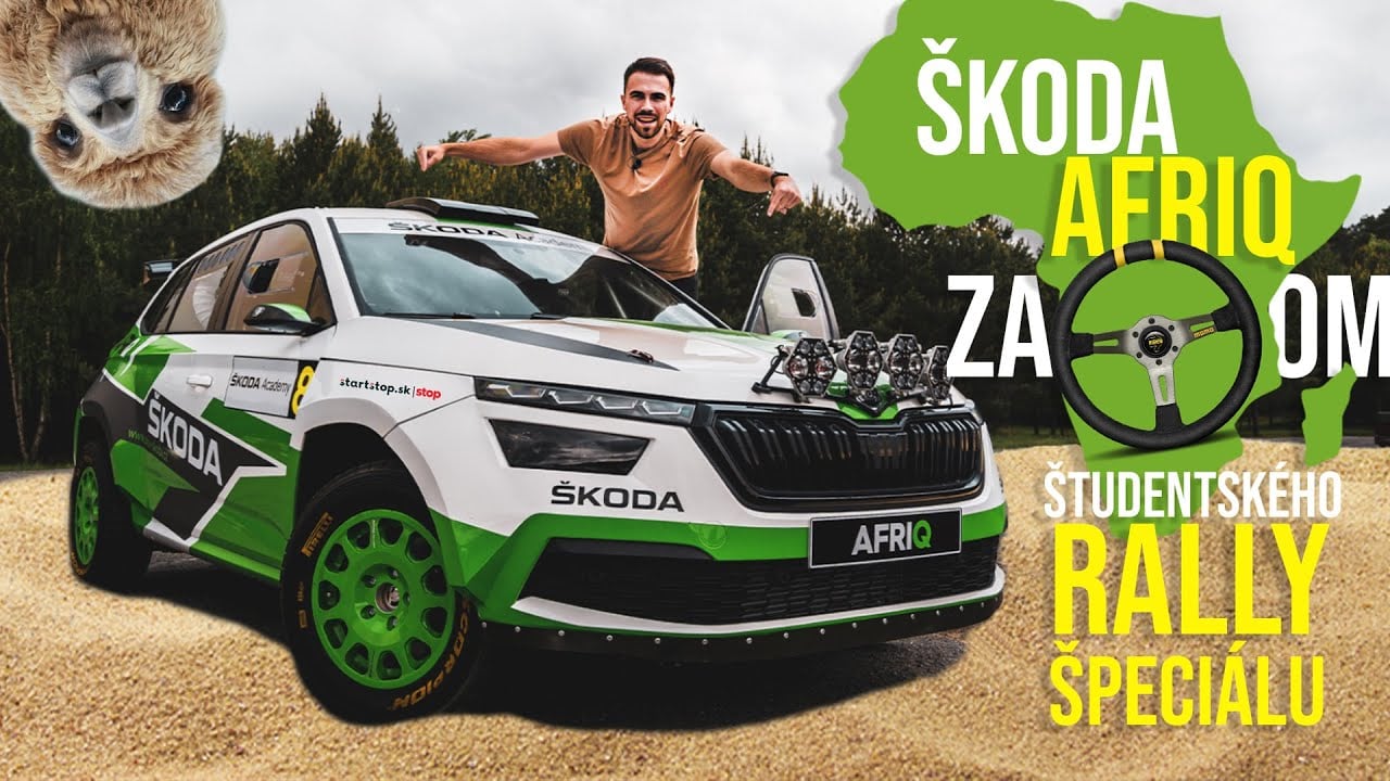 Škoda AFRIQ - za volantom študentského Rally Dakar špeciálu