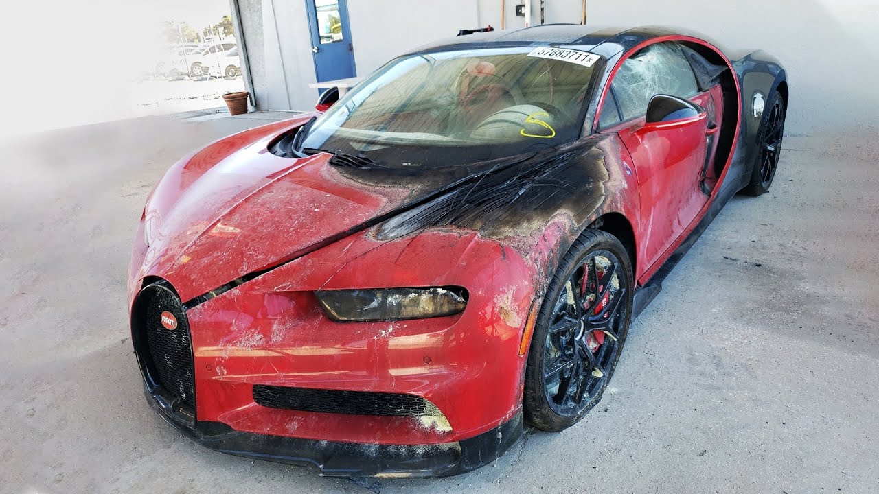 Buying a Fire Damage Bugatti Chiron