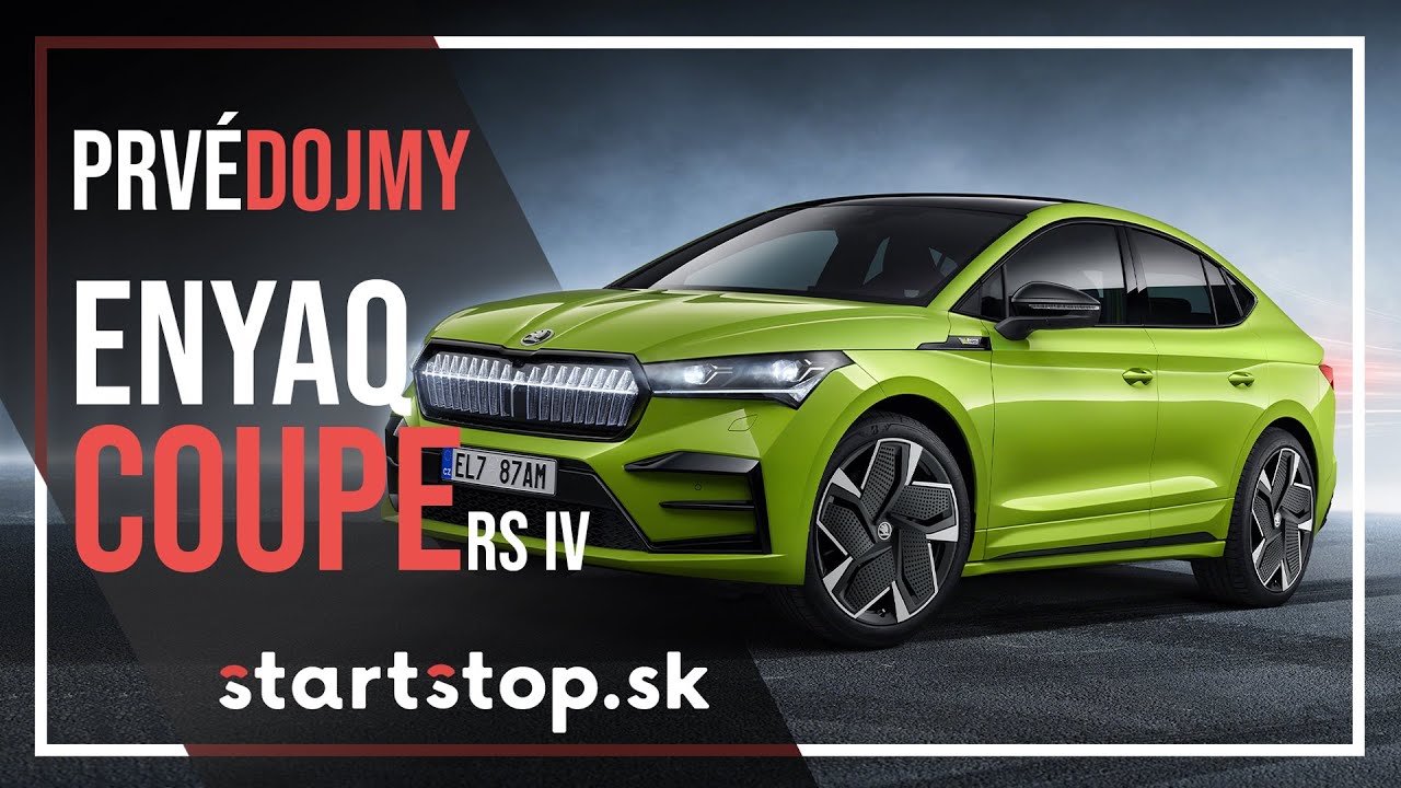 Škoda Enyaq Coupe RS iV - najkrajšia Škodovka vôbec? - Startstop.sk - PRVÉ DOJMY
