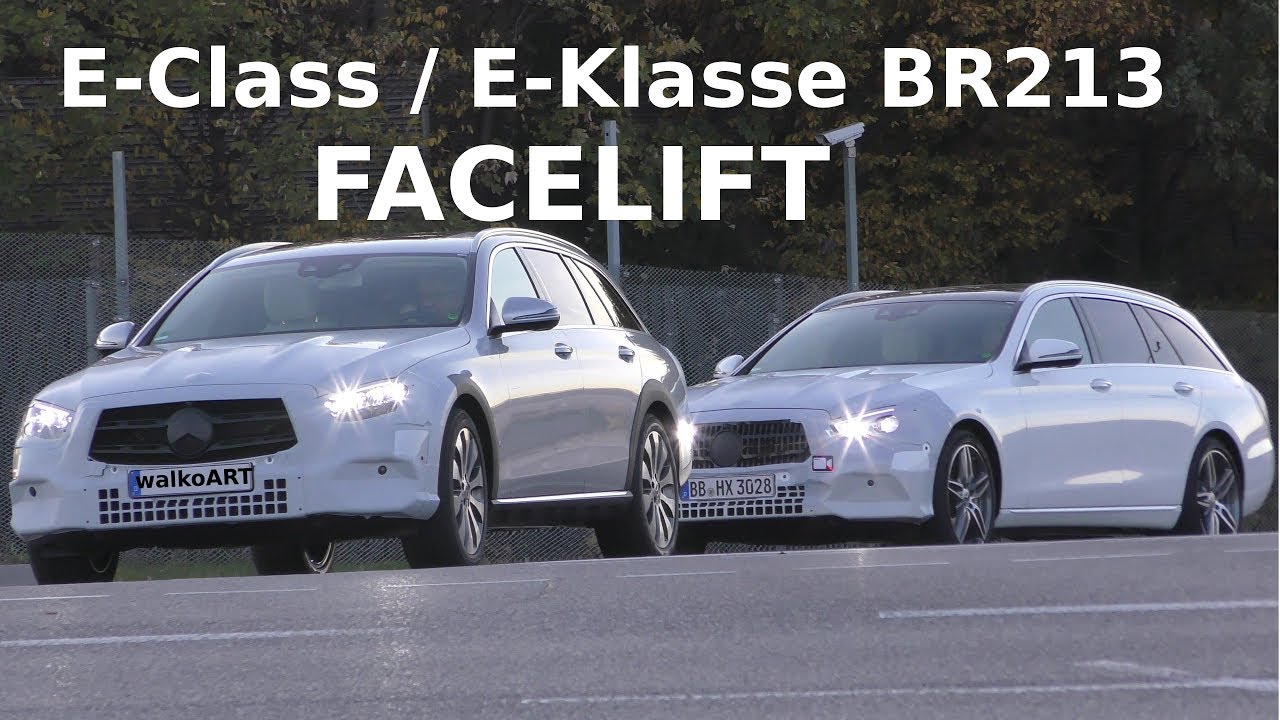 Mercedes Erlkönig E-Class E-Klasse FACELIFT 2020 First Time S 213 All Terrain MoPf - 4K SPY VIDEO