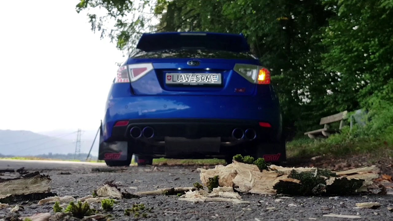 Subaru Impreza WRX STI (Hatchback) Invidia Q300 revving/sound