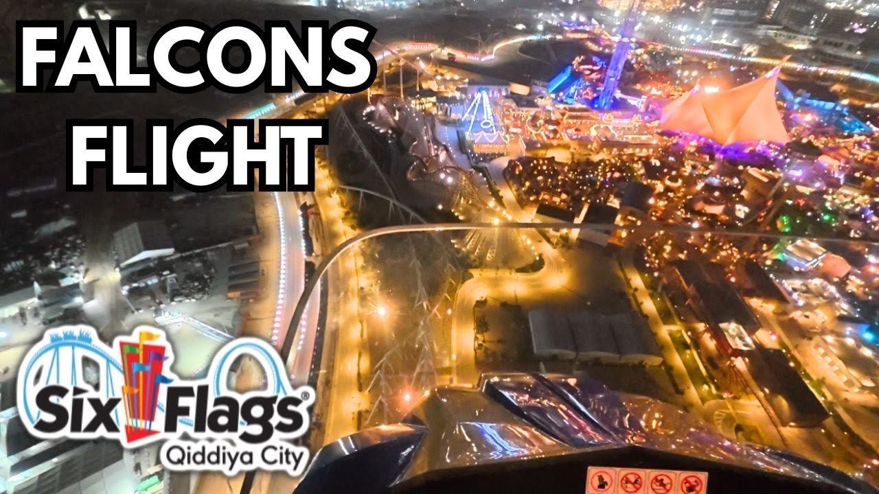 Falcons Flight 4K On Ride POV - Six Flags Qiddiya City