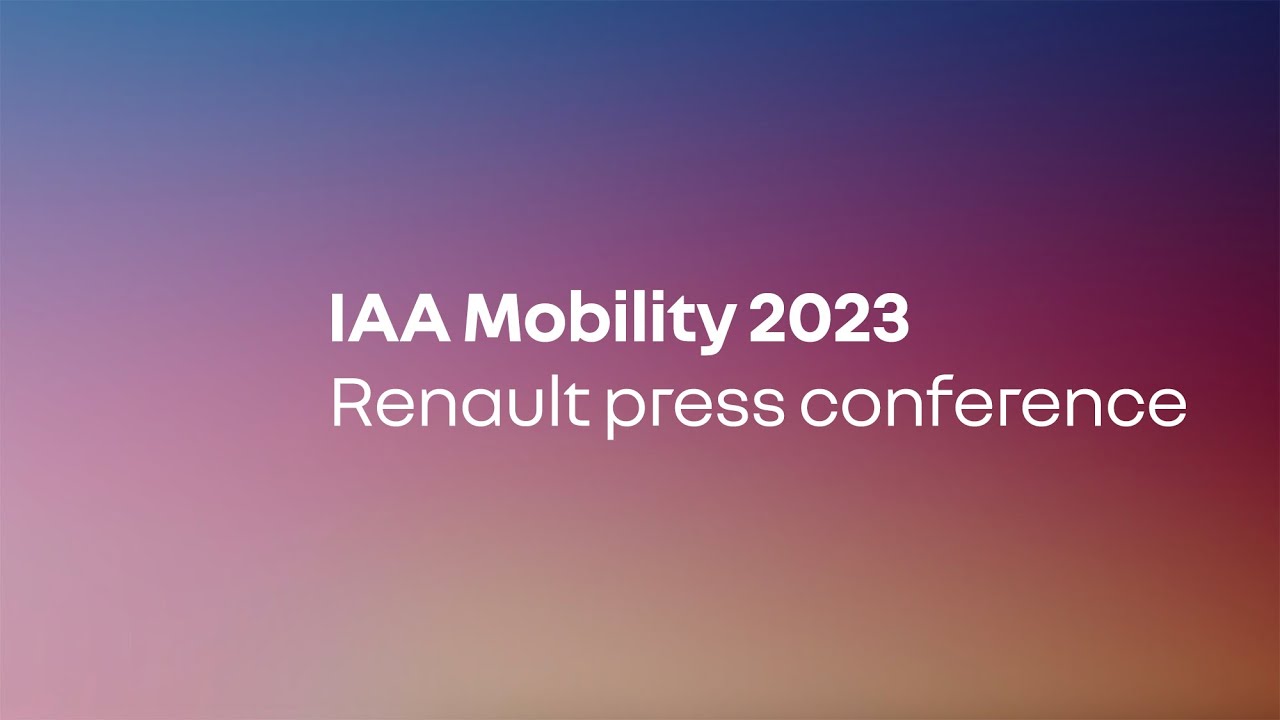 Renault @ IAA Munich 2023 - World Premiere All-new Scenic E-Tech electric - 4 Sep 2023 VO