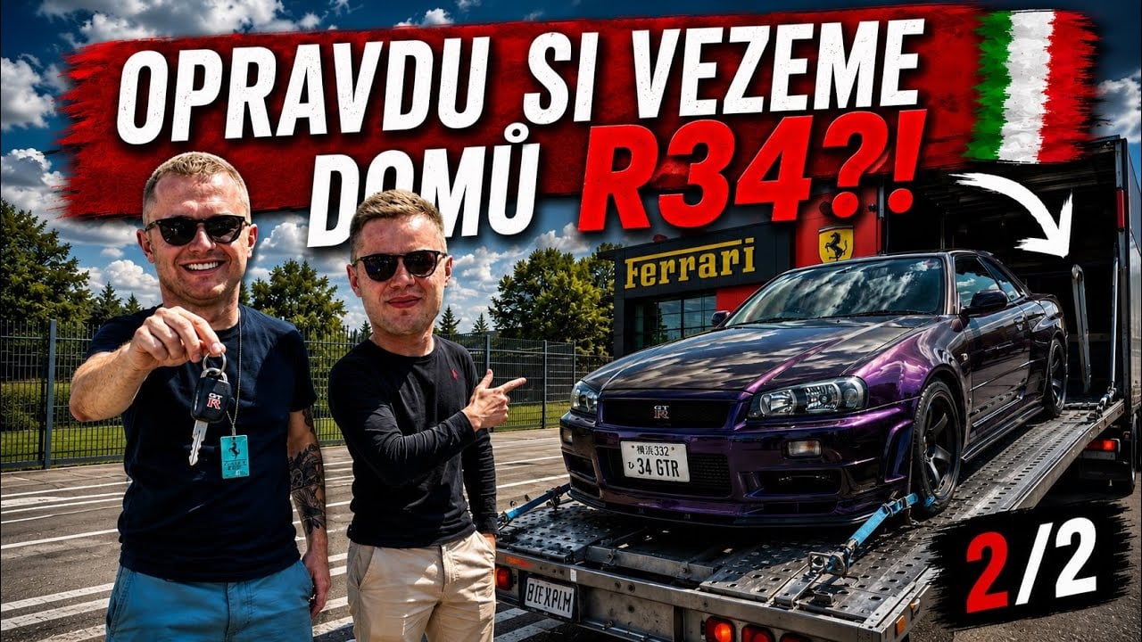 Koupili jsme Skyline GT-R R34! (2/2)