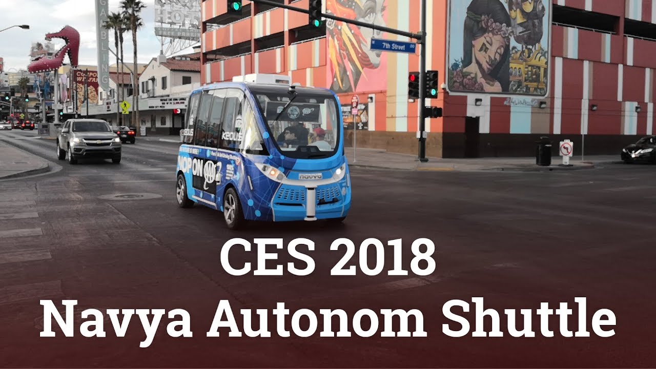 Navya Autonom Shuttle (CES 2018)