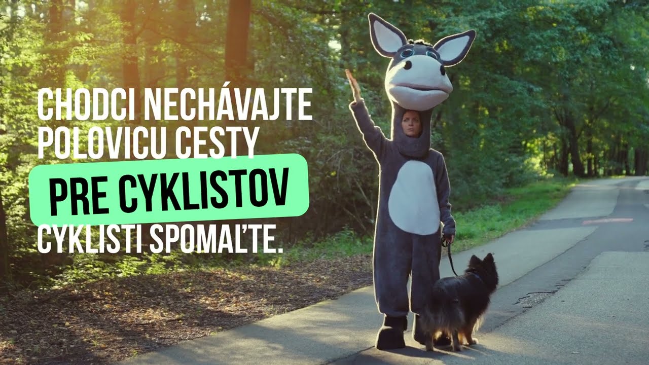 Bezpečne a bez somarín - Cyklisti a chodci v lese 🚵 #respektnacestach