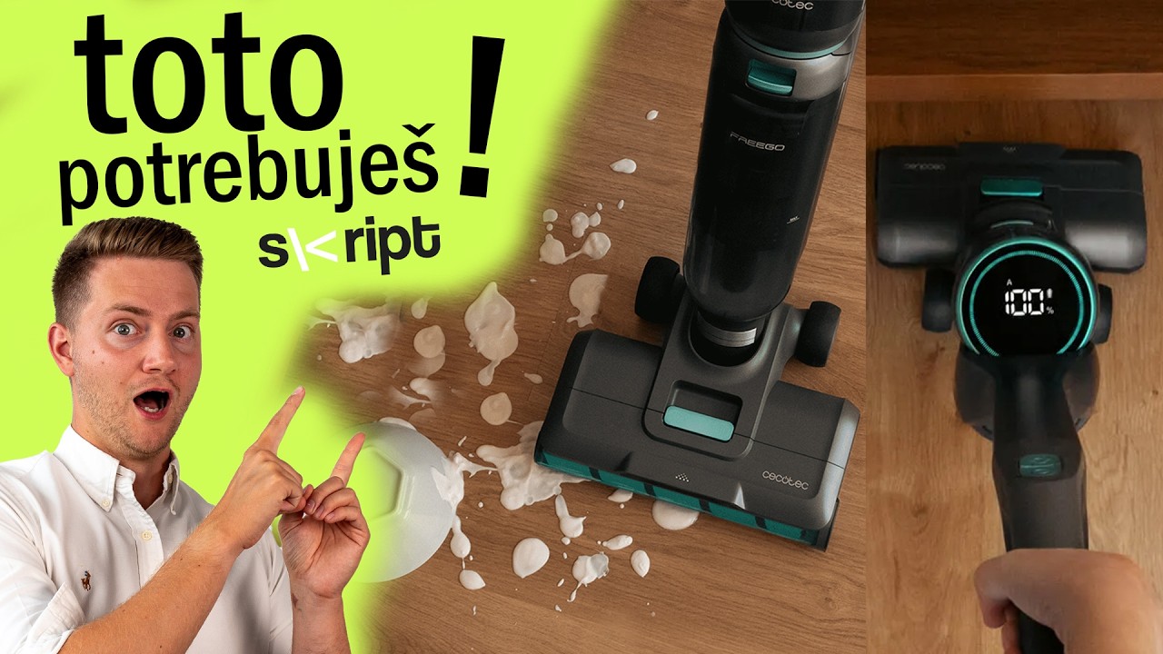 TOP Gadget, ktorý vám zmení život v domácnosti - Cecotec FreeGo Wash&Vacuum Spray