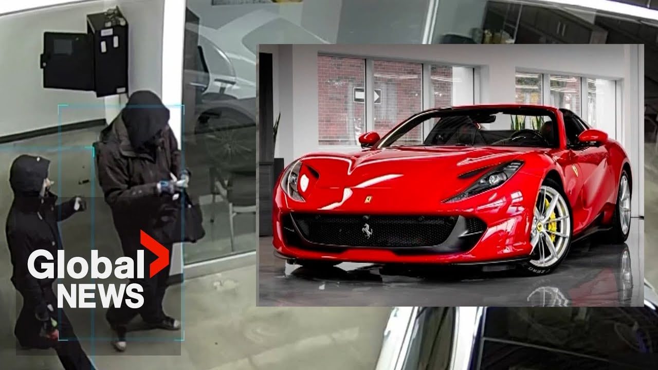 $2 million worth in luxury cars, including Ferrari, stolen from Oakville dealership