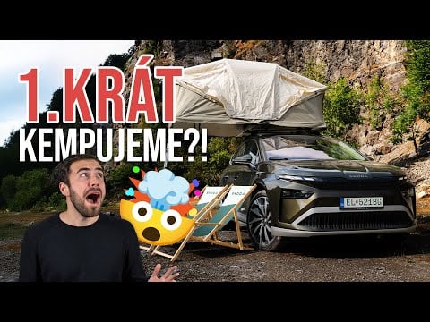 Prespali sme v elektrickom aute! Škoda Enyaq ako mobilný dom