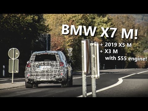 NEW 2019 BMW X7 M50i, X5 M & X3 M (with M4 S55 engine!) testing on the NÜRBURGRING! (Sounds)