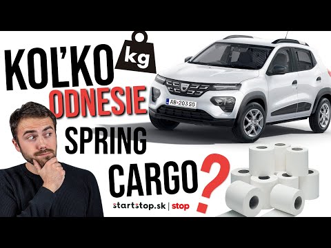 Dacia Spring Cargo vs 100 kg TOALEŤÁKU?