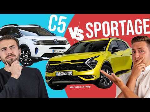 Kia Sportage PHEV vs Citroen C5 Aircross Hybrid - Porovnávací test