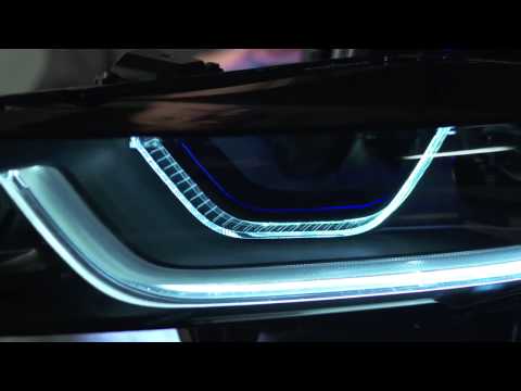 BMW i8, how Laser-powered Headlights Work