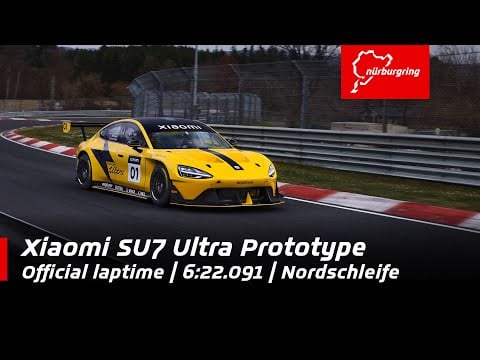 Xiaomi SU7 Ultra Prototype | 6:22.091 official laptime | Nordschleife