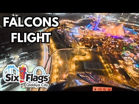 Falcons Flight 4K On Ride POV - Six Flags Qiddiya City