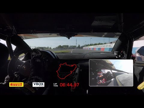 Lamborghini Aventador SVJ full onboard record lap at Nürburgring