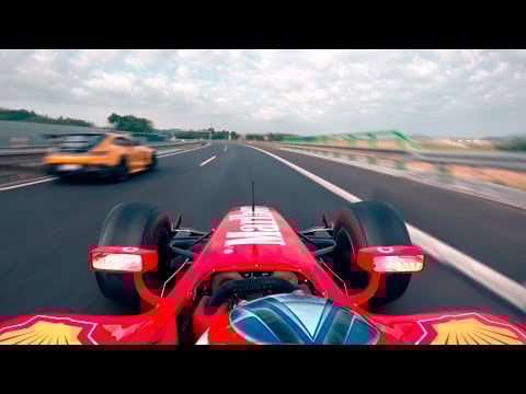 Formula 1 Car on Highway (POV Onboard) 2025