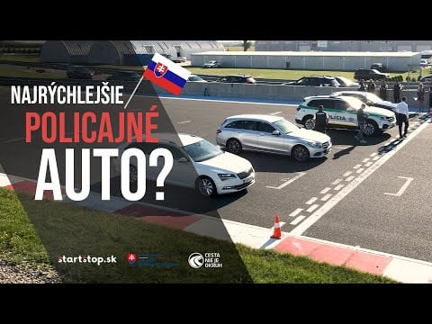 Ktoré SLOVENSKÉ POLICAJNÉ AUTO je najrýchlejšie? Vyskúšali sme to na okruhu! - Cesta Nie Je Okruh