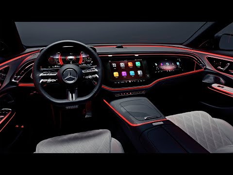All-New 2024 Mercedes-Benz E-Class INTERIOR | In-Car Infotainment & Active Ambient Lighting