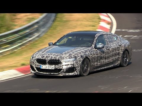 2020 BMW M850i Gran Coupe Testing on the Nurburgring