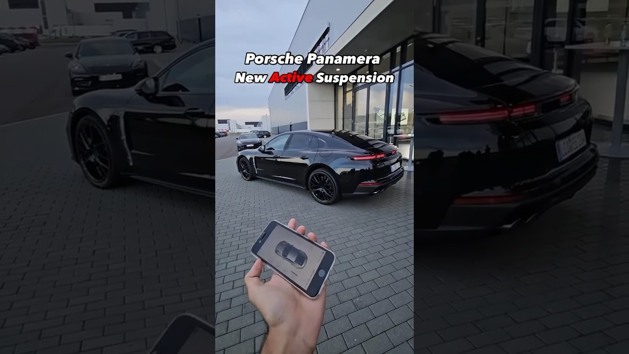 Porsche Panamera Active Suspension Test !! 🔥🔥 #porsche #viral #shorts