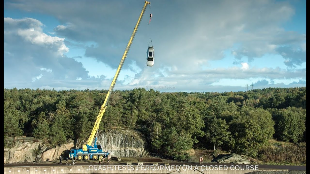 Volvo XC40, XC90, V90, Vertical Crash Test