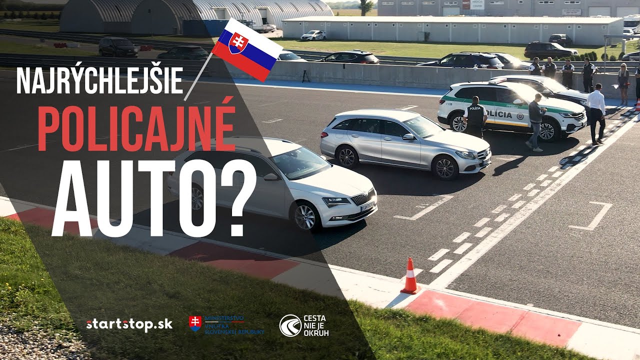 Ktoré SLOVENSKÉ POLICAJNÉ AUTO je najrýchlejšie? Vyskúšali sme to na okruhu! - Cesta Nie Je Okruh