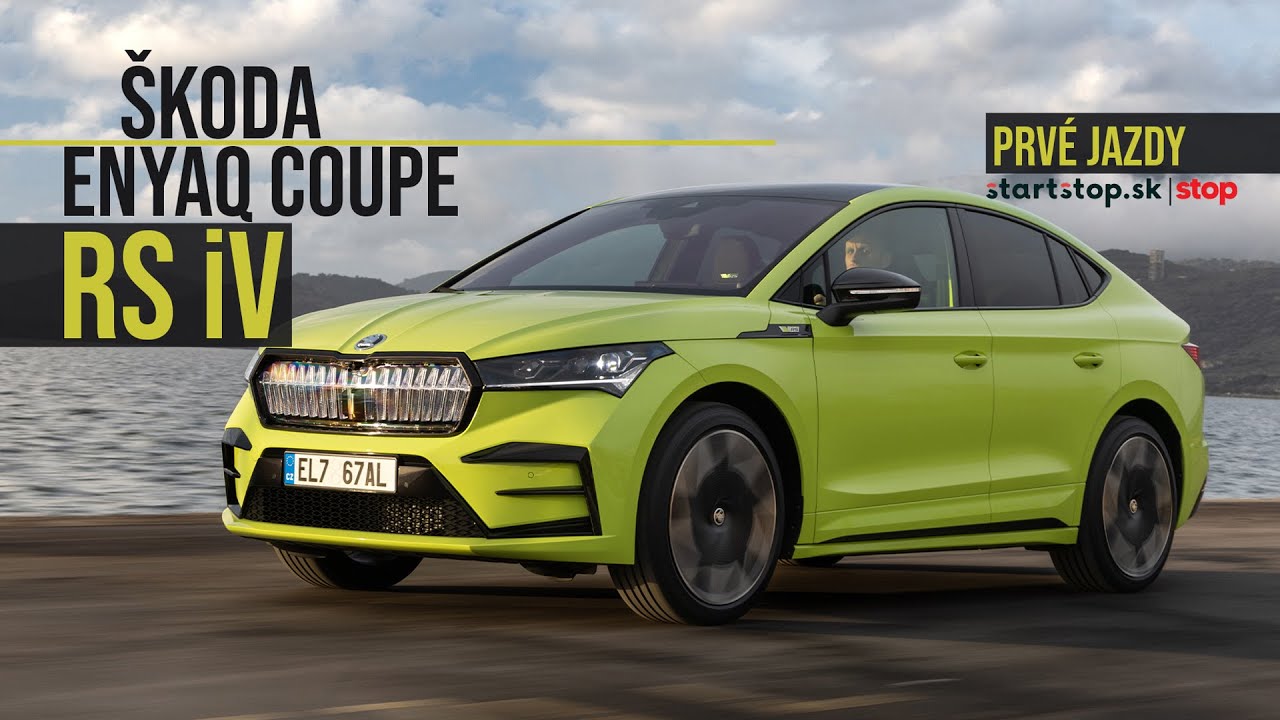 Škoda Enyaq Coupe RS iV - najvýkonnejšia, najkrajšia a najlepšia? - VLOG