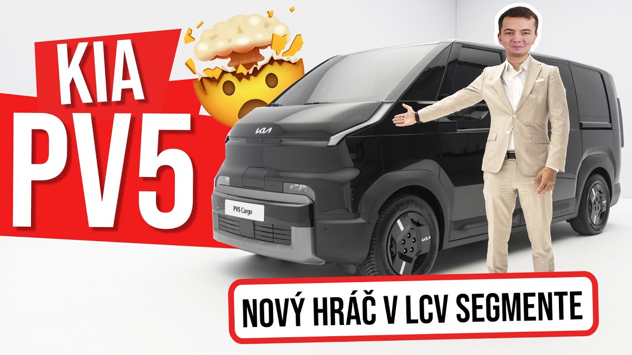 Toto nikto nečakal - Nová KIA PV5 je prvou dodávkou značky