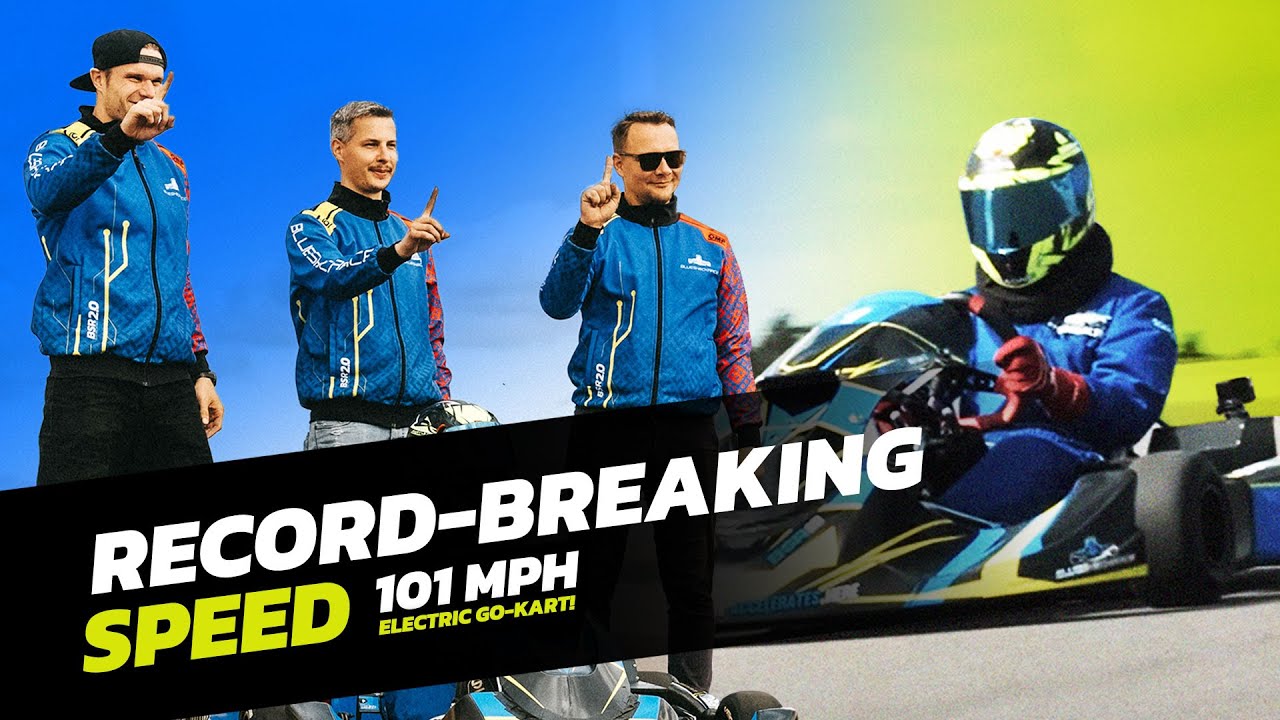 WORLD'S FASTEST Commercial Electric Go-Kart | TOP SPEED RECORD 163 km/h