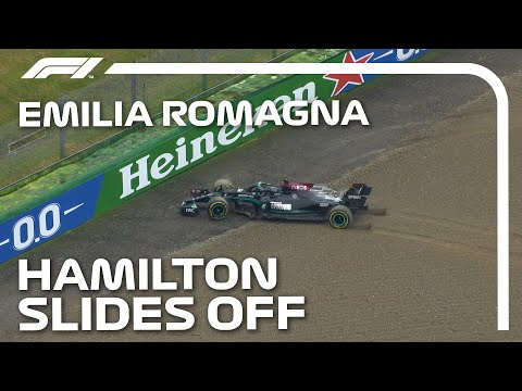 Lewis Hamilton Slides Off At Imola | 2021 Emilia Romagna Grand Prix