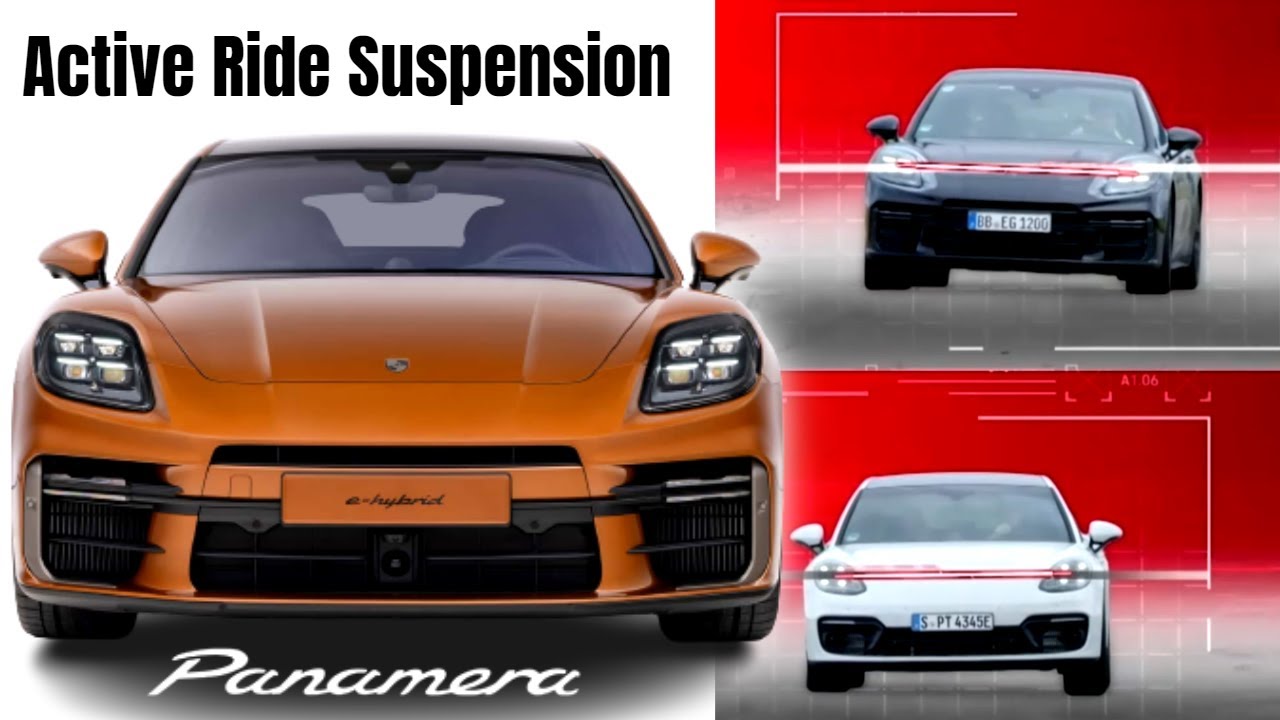New 2024 Porsche Panamera Active Ride Suspension Explained